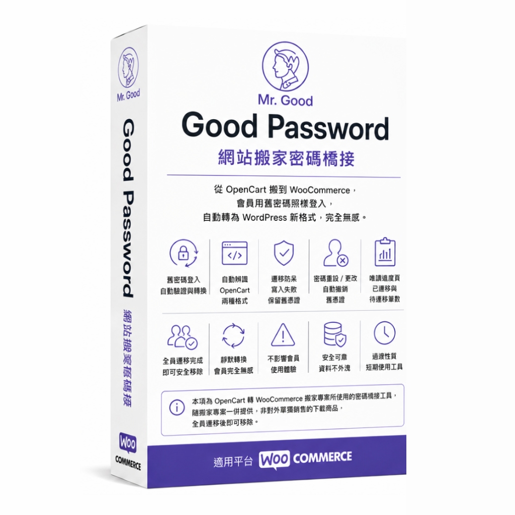 Good Password 網站搬家密碼橋接